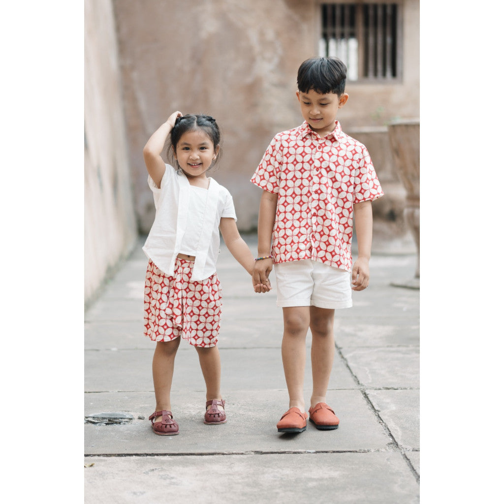 BOHOPANNA - KUTUBARU SET - KUTU BARU - BATIK - Setelan Batik Anak Perempuan