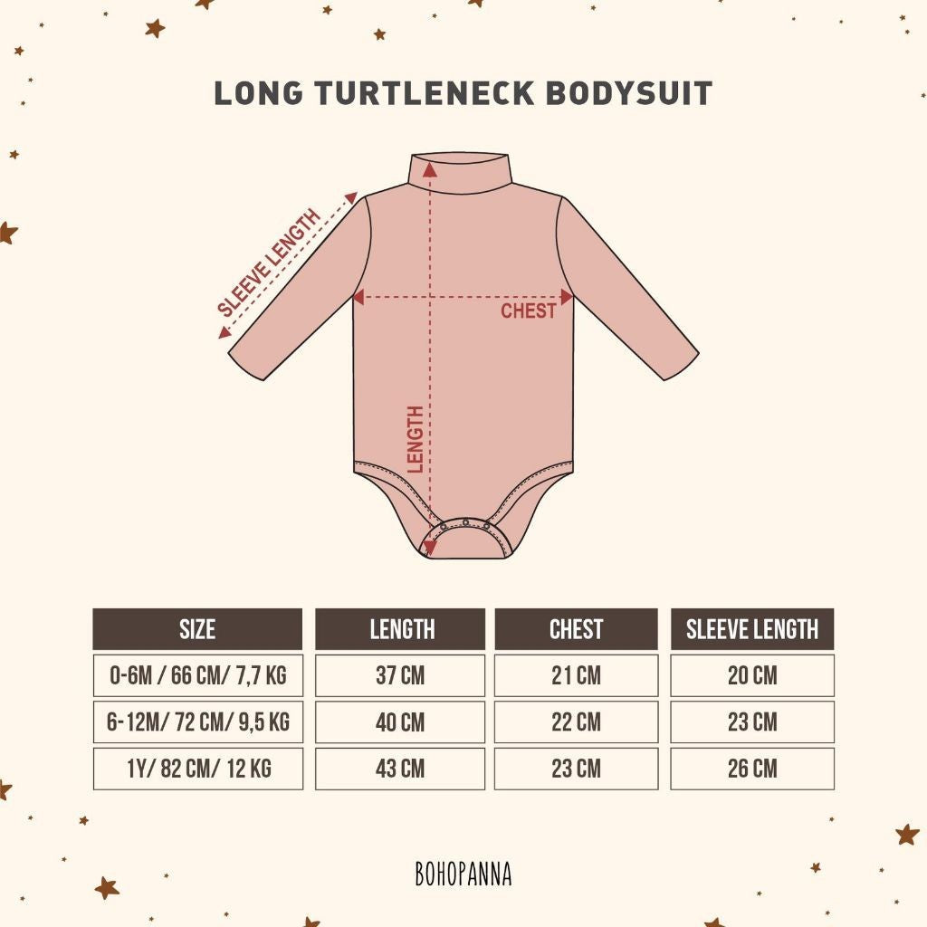 BOHOPANNA - TURTLENECK BODYSUIT - Jumper Bayi