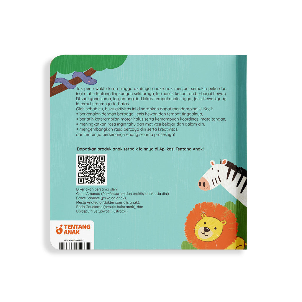 Tentang Anak - Velcro Activity Book: Hewan dan Habitatnya | Busy Book | Buku Anak