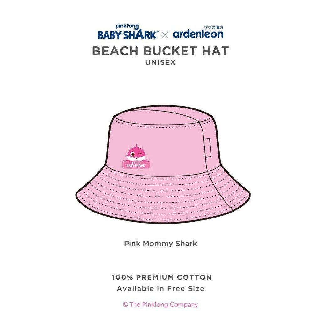 Ardenleon Topi Anak Pinkfong Baby Shark Bucket Hat