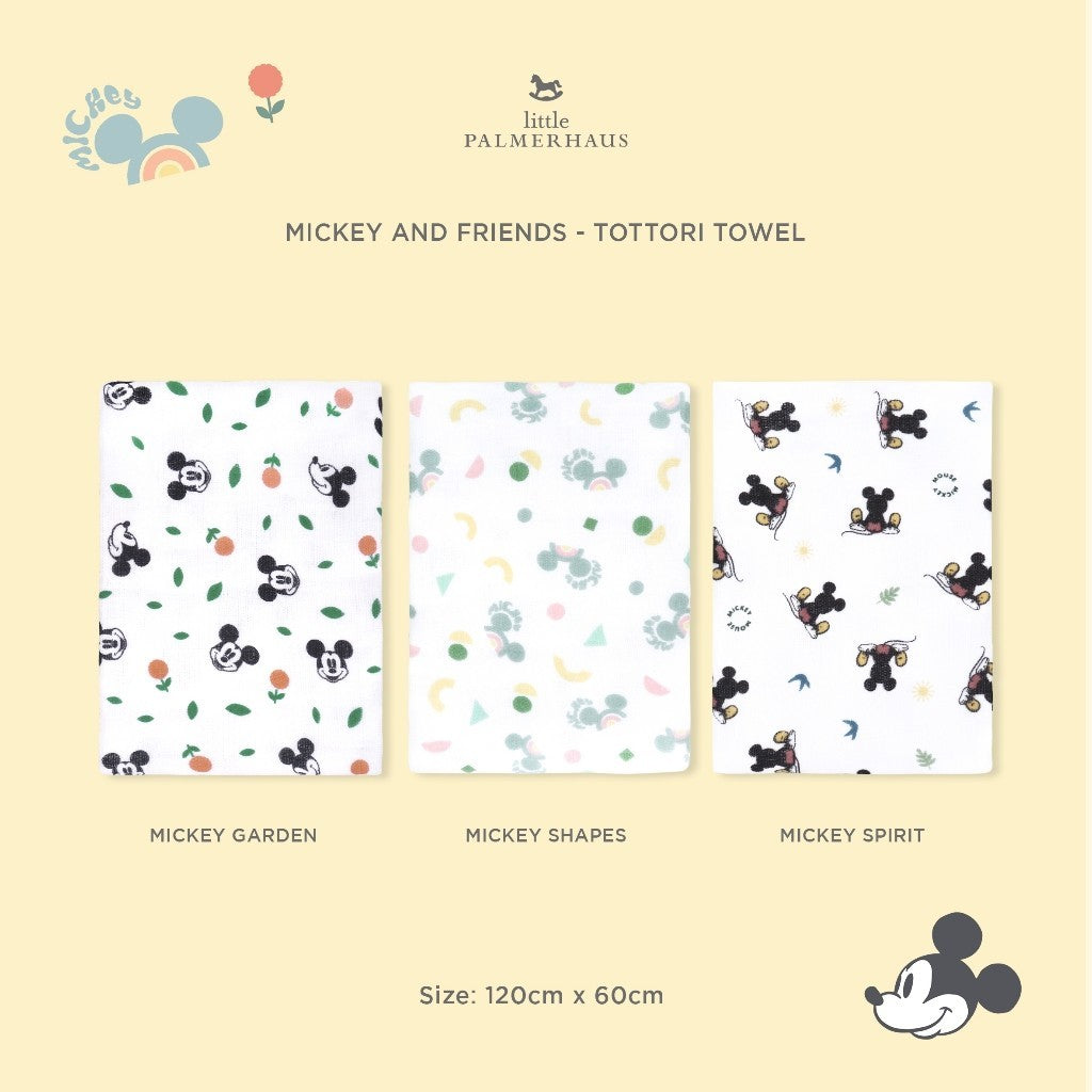 Little Palmerhaus - Mickey & Friends Tottori Towel (Handuk Bayi & Anak)