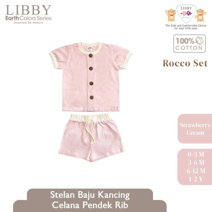 LIBBY Earth Stelan Rocco Set Pendek Celana Pendek Seri 2 (1stel/pack)