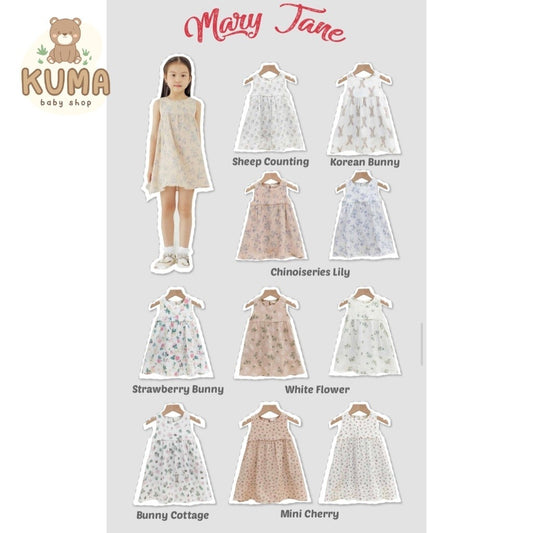 Harlow Kids Mary Jane Dress /  Dress Pesta / Dress Anak Perempuan HarlowKids