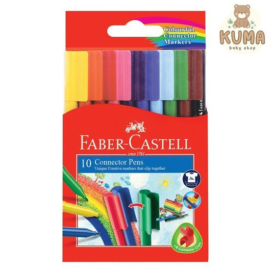 Faber-Castell Connector Pen 10 Faber Castell Spidol Anak Connect isi 10