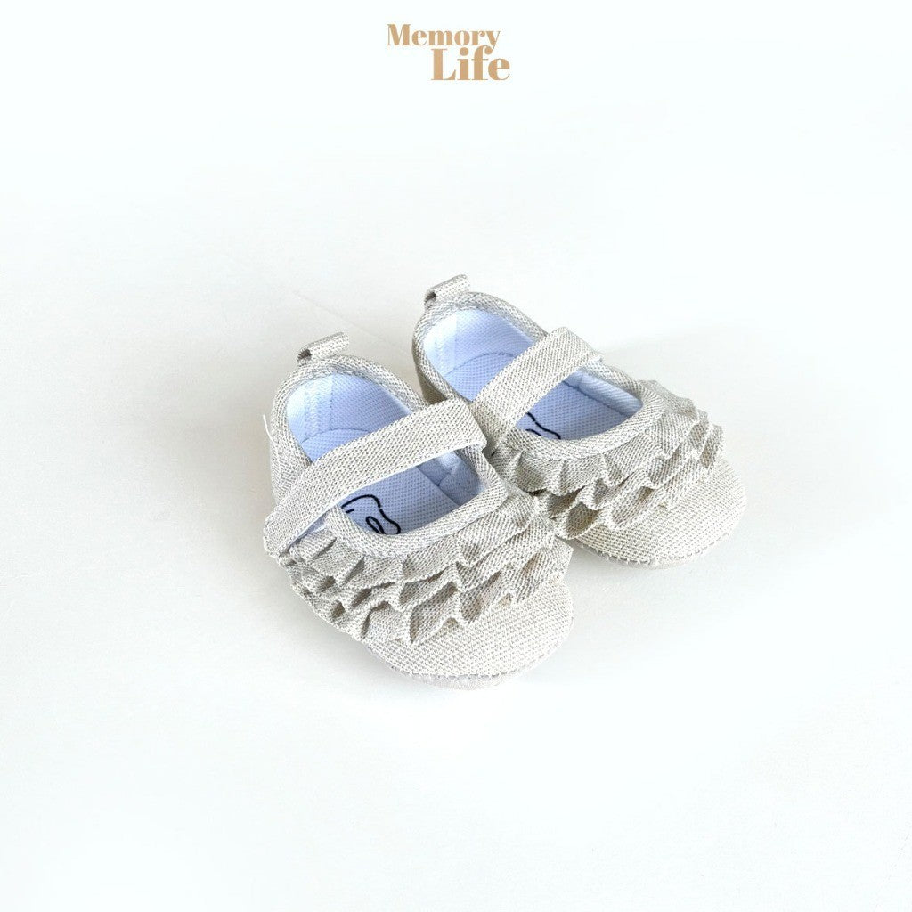 MemoryLife - Prewalker Wavy Lace | Sepatu Prewalker Premium Bayi Perempuan Umur 0 Bulan - 18 Bulan