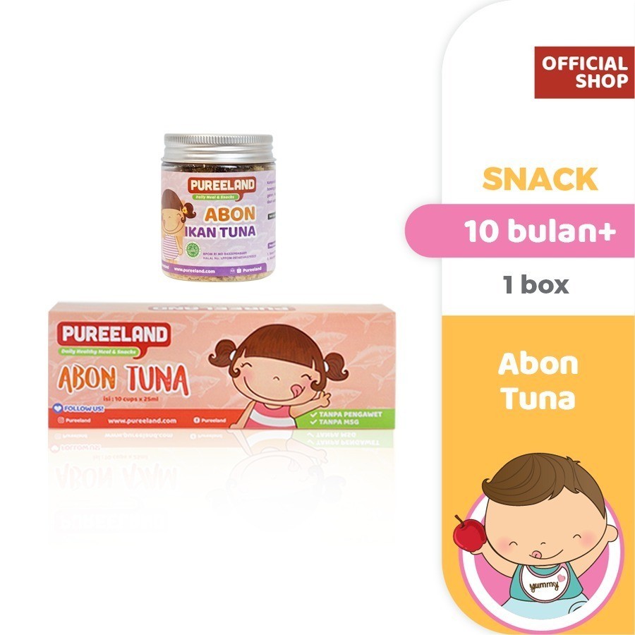 Pureeland Baby Floss / MPASI Bayi Organik / Makanan Bayi / Snack Bayi