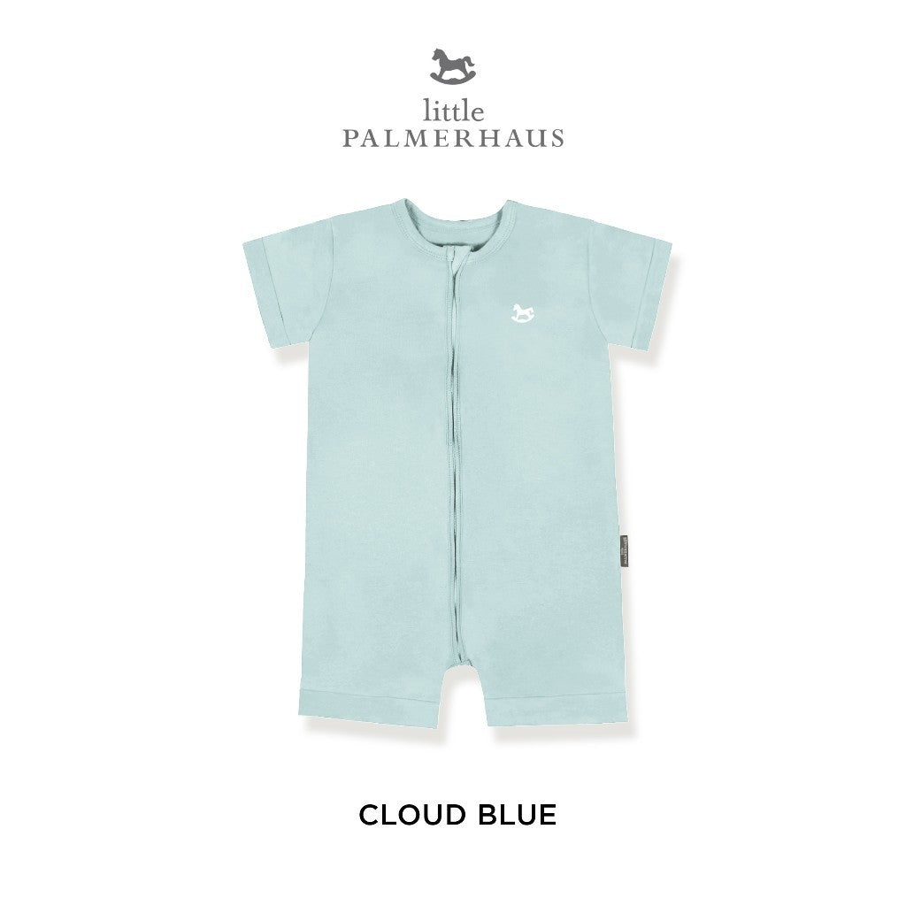 Little Palmerhaus - Baby Zippy Playsuit 9.0 (Jumper Bayi Lengan Pendek)