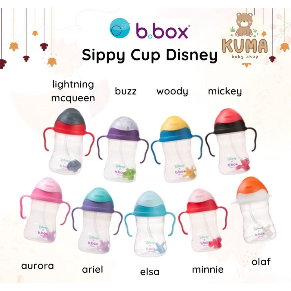 BBox Sippy Cup Weighted Straw |  Botol Minum Anak Sedotan B.Box | Disney