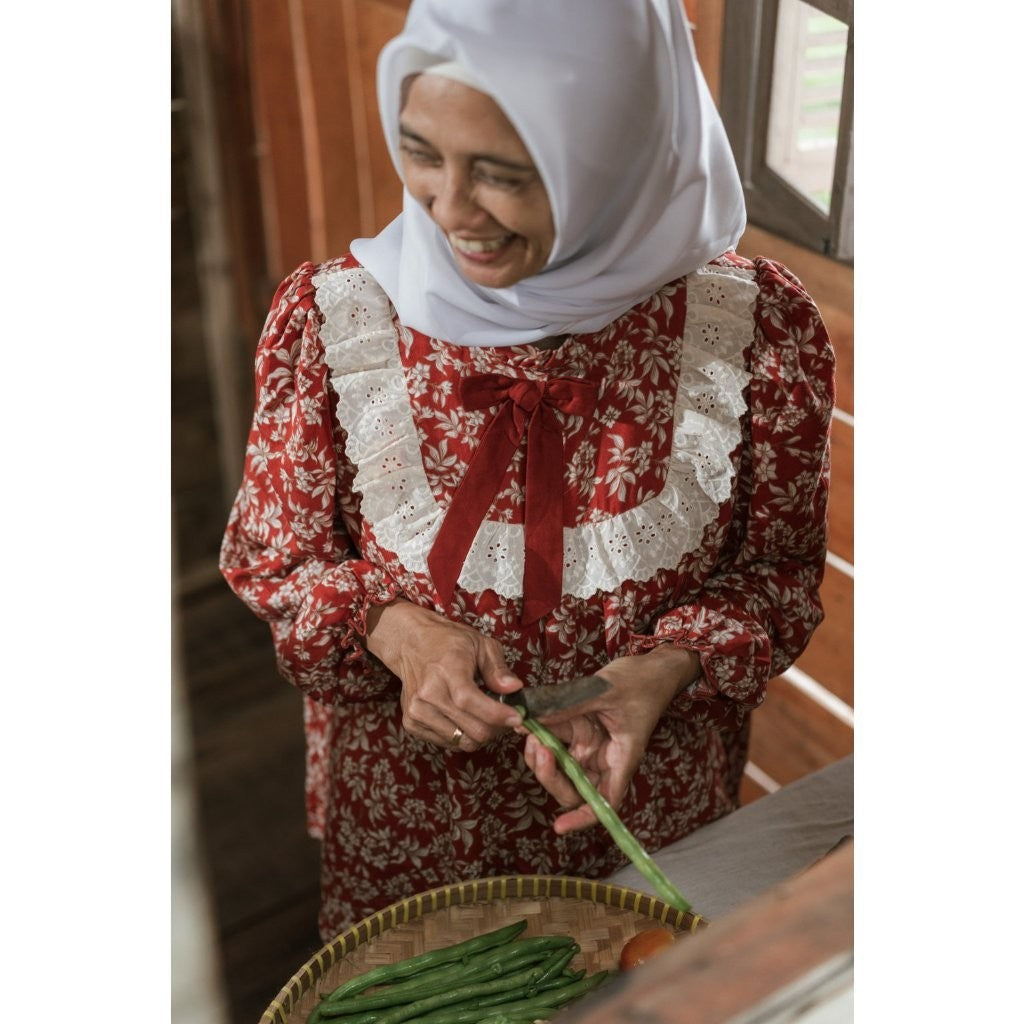 BOHOPANNA - RAYA COLLECTION - ALLIYA SET MOM - Setelan Muslim Wanita - Baju Muslim Perempuan
