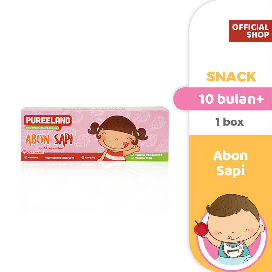Pureeland Baby Floss / MPASI Bayi Organik / Makanan Bayi / Snack Bayi