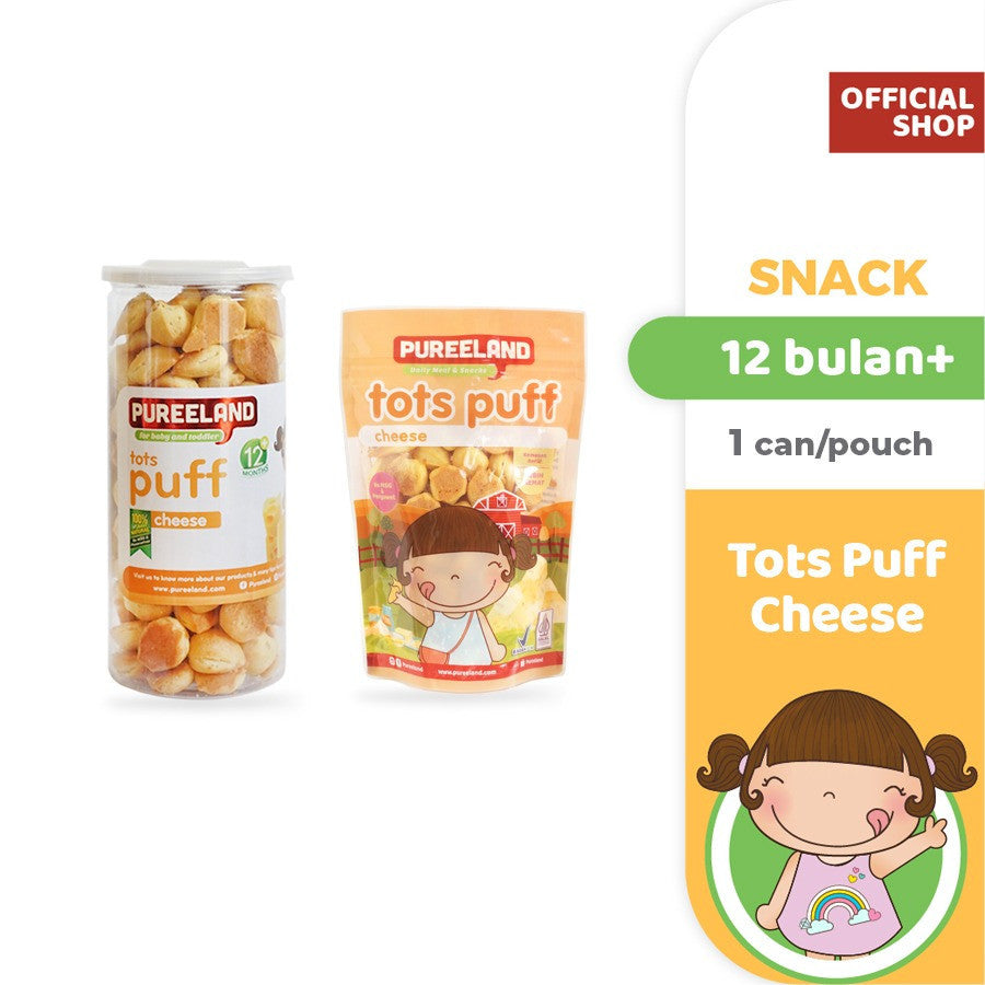 Pureeland Soes Mini MPASI / Baby Puff / MPASI Bayi Organik / Makanan Bayi / Snack Bayi