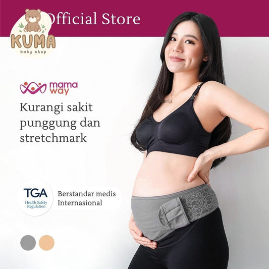 Mamaway / SERTIFIKASI AMAN Bye Sakit Punggung / Korset Hamil Penyangga Perut Ergonomic/Standar Medis