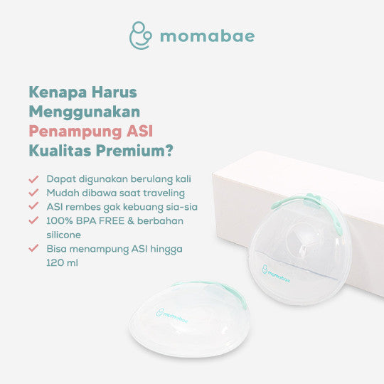 MOMABAE – Breastmilk Shell / Penampung ASI / Penampung ASI Silicon BPA FREE