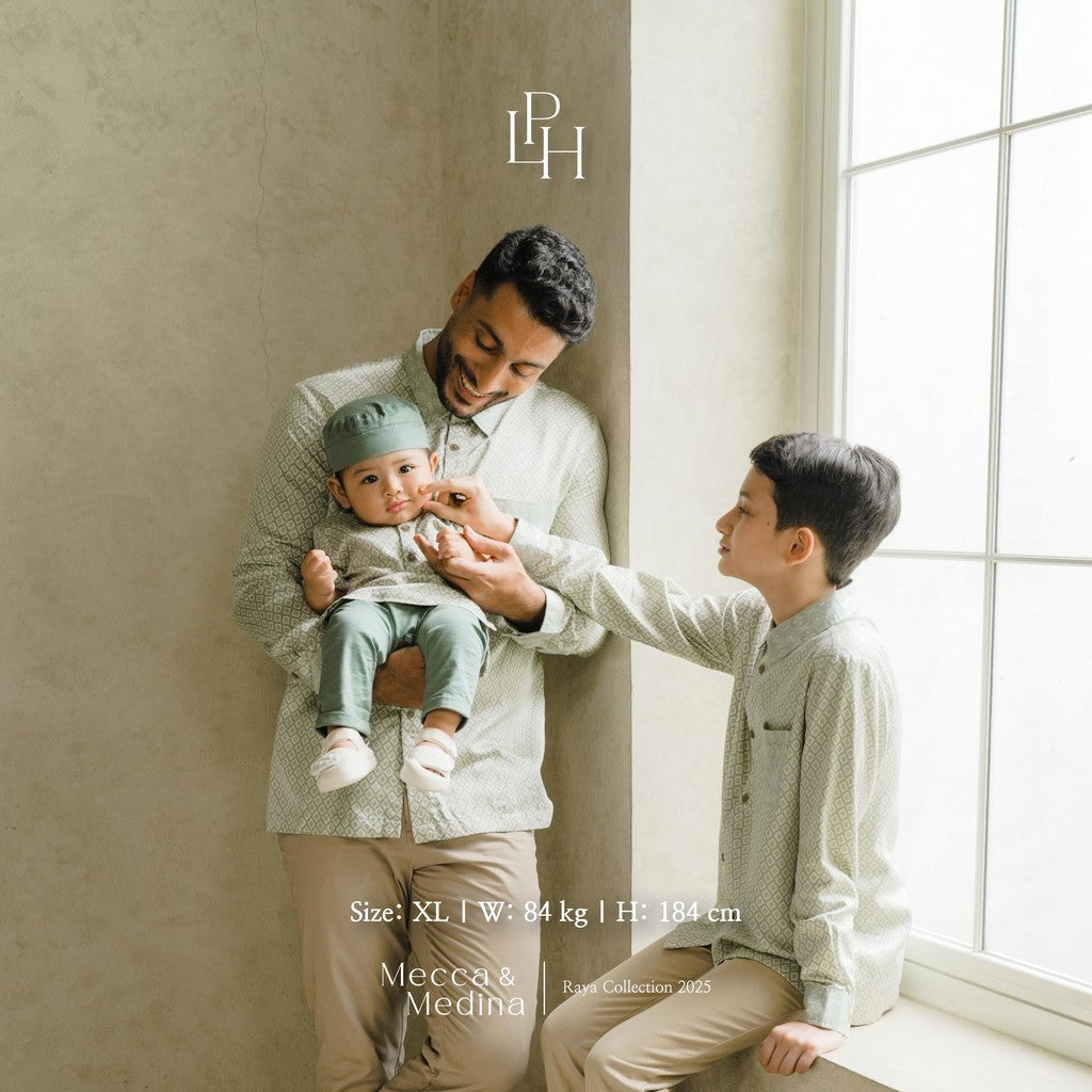 Little Palmerhaus - Baju Lebaran 2025 - Arshad Dad Shirt (Baju Koko Pria Dewasa)