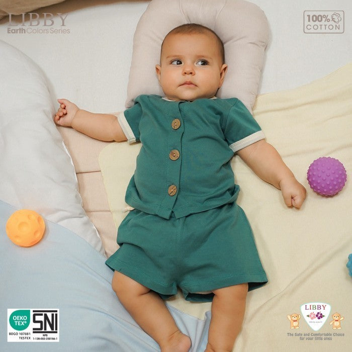 LIBBY Earth Stelan Rocco Set Pendek Celana Pendek Seri 2 (1stel/pack)