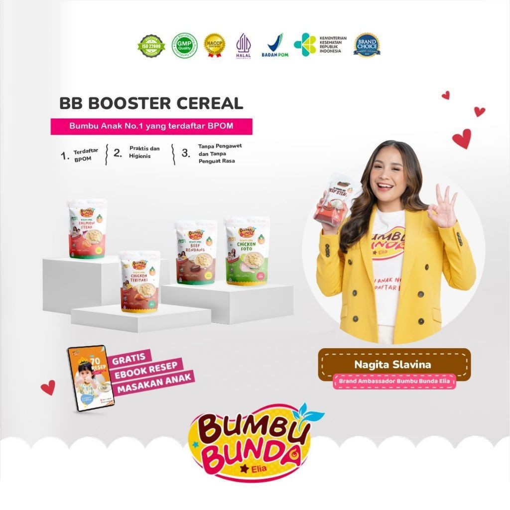 Bumbu Bunda Elia BB Booster Cereal BB Booster MPASI Cereal Mpasi BB Booster