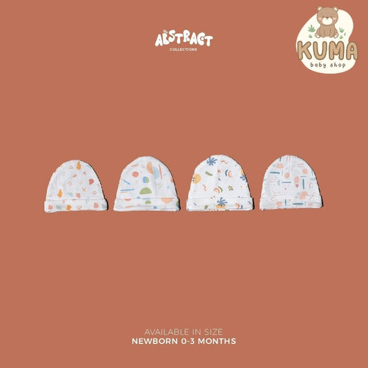 KIKI PUP - Beanie Hat (Abstract)- Topi bayi / Baby hat