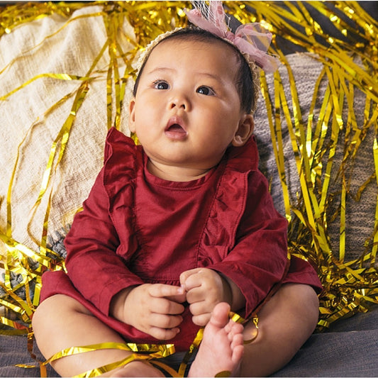 Little Palmerhaus - Grace Ruffle Dress (Dress Bayi Perempuan)