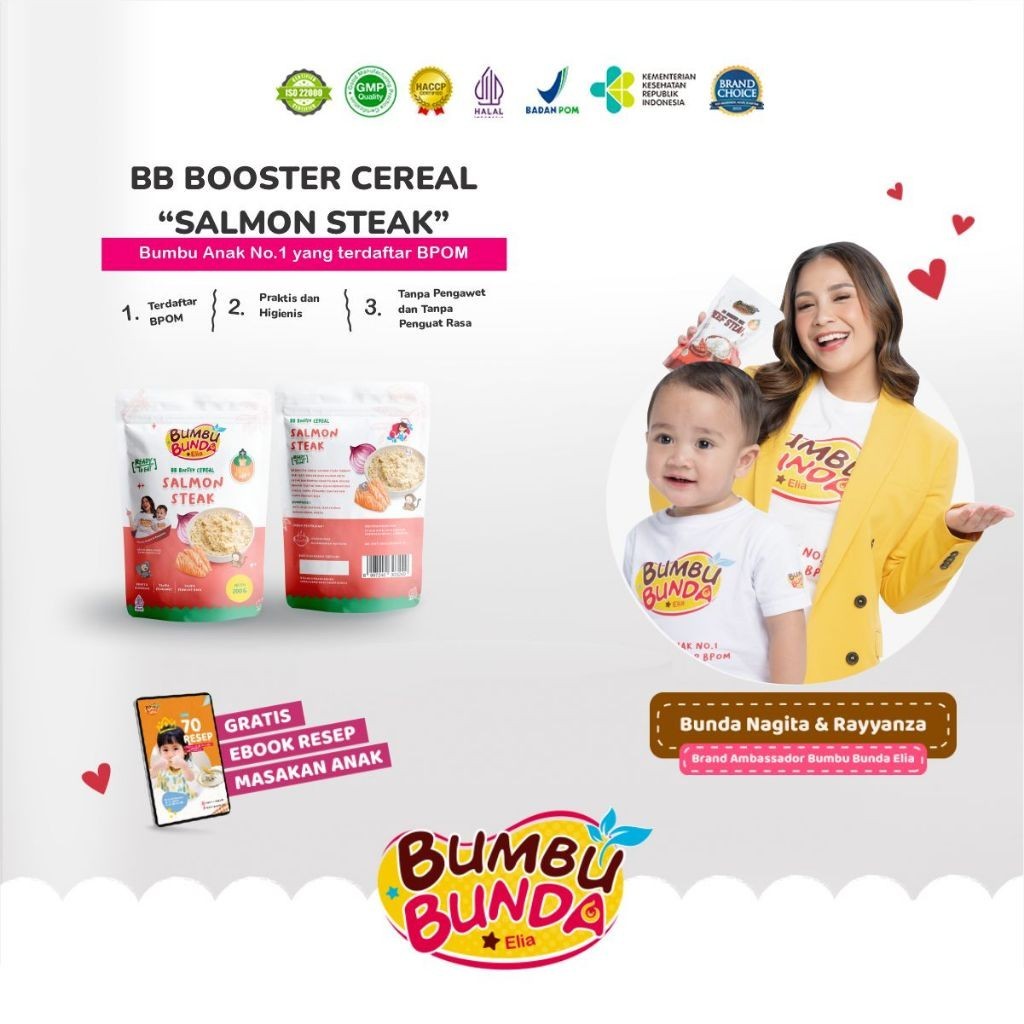 Bumbu Bunda Elia BB Booster Cereal BB Booster MPASI Cereal Mpasi BB Booster