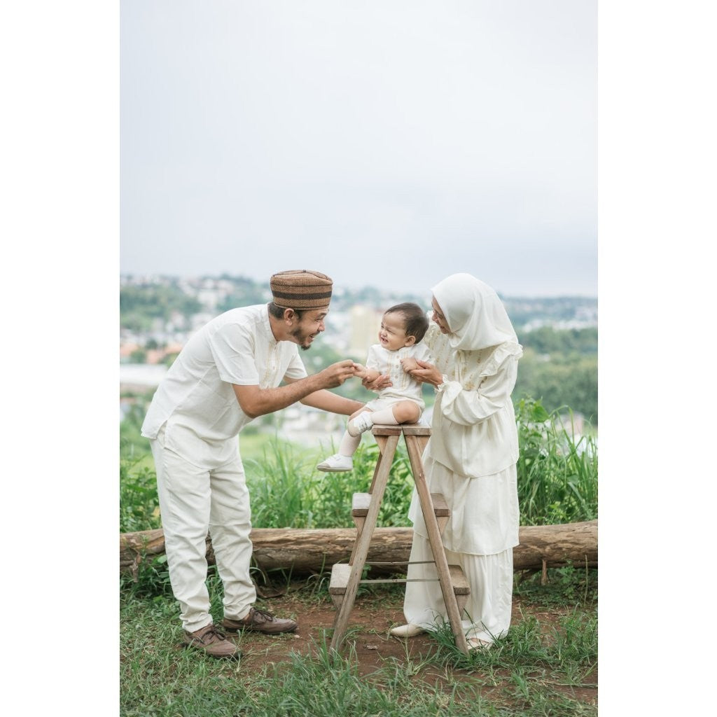 BOHOPANNA - RAYA COLLECTION - ZAHRA BABY DRESS - Dress Muslim Anak - Baju Muslim Anak Perempuan - Dress Anak Perempuan