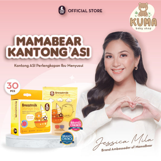 MamaBear Breastmilk Storage - Kantong ASI 120ml 30 kantong Perlengkapan Ibu Menyusui