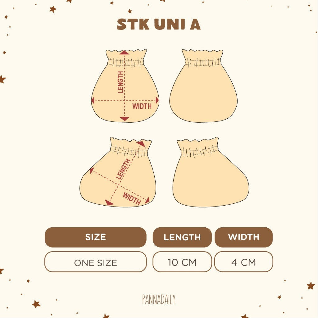BOHOPANNA - PANNADAILY - STK UNISEX - Sarung Tangan & Sarung Kaki Bayi