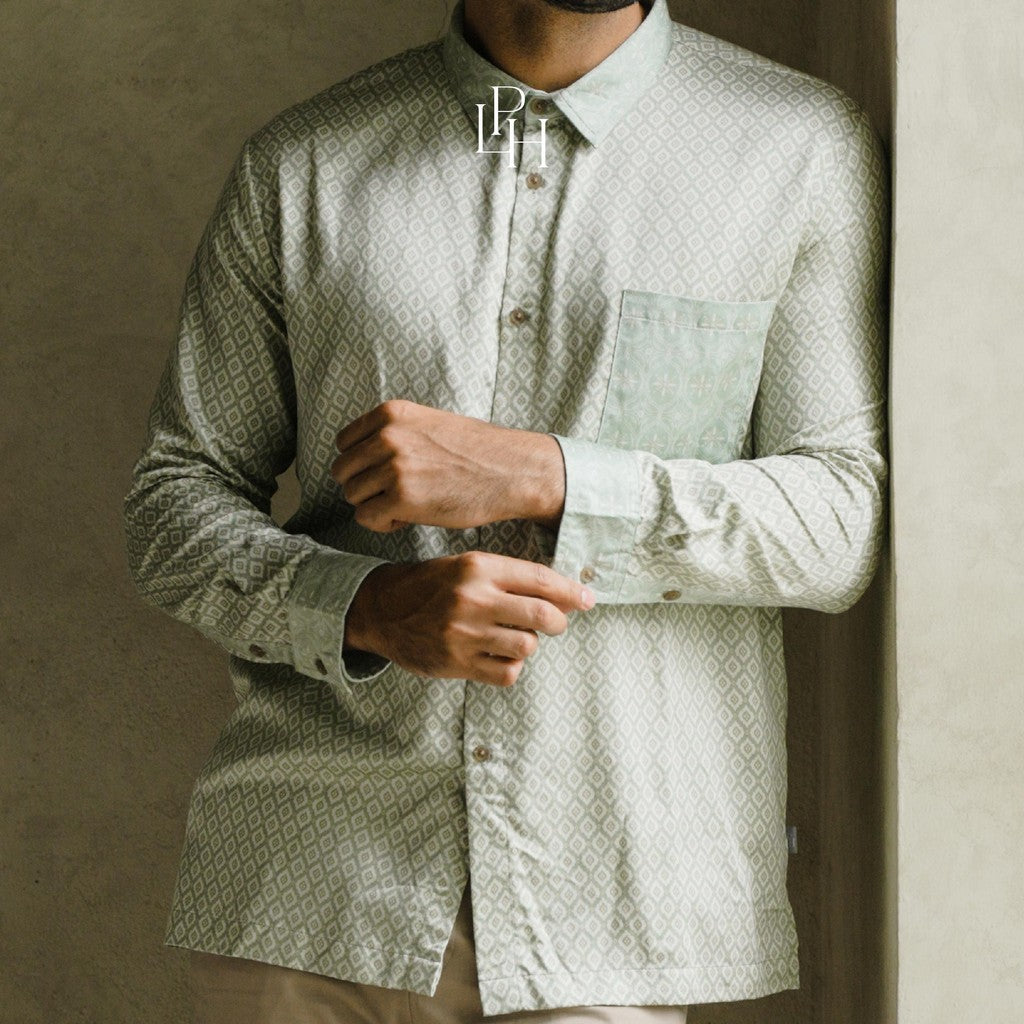 Little Palmerhaus - Baju Lebaran 2025 - Arshad Dad Shirt (Baju Koko Pria Dewasa)