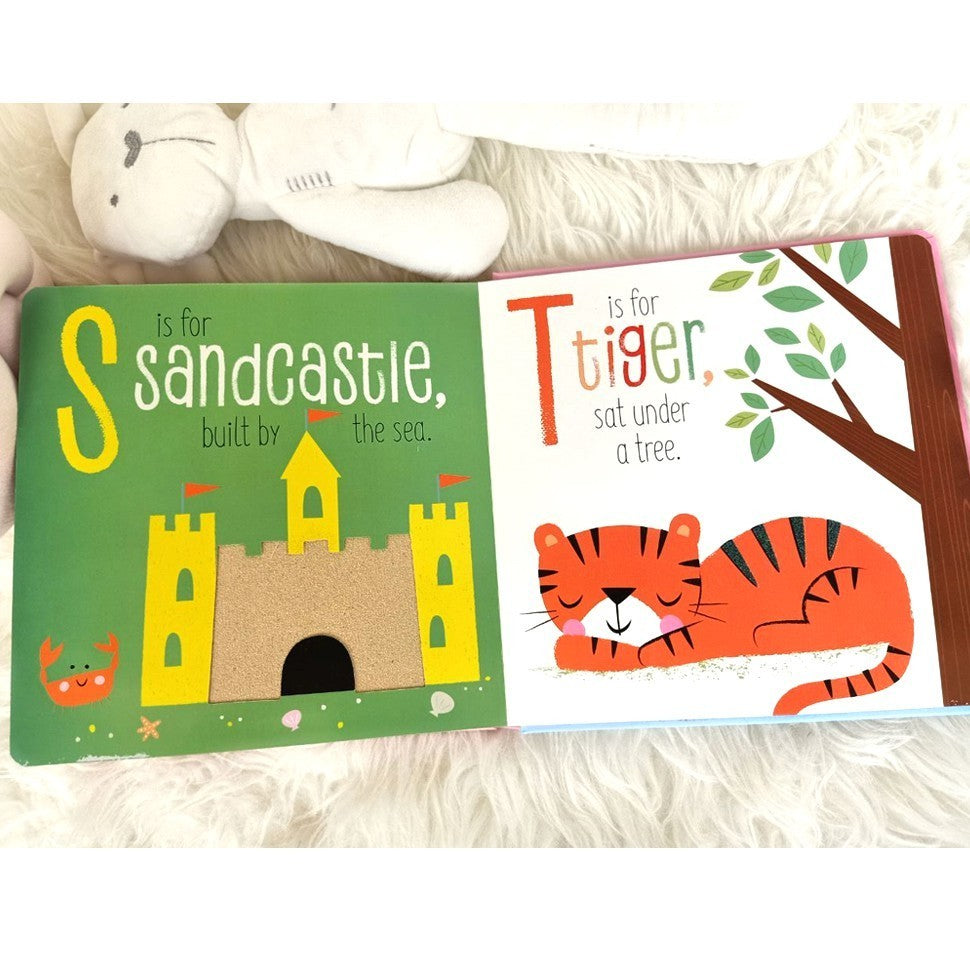 [Make Believe] Busy Bees - U Is For Unicorn Board book (A Touch-and-Feel Alphabet Book!)