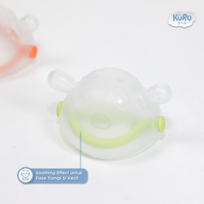 Kuru ST1 Baby Liquid Silicone Hand Teether - Gelang Gigitan Bayi