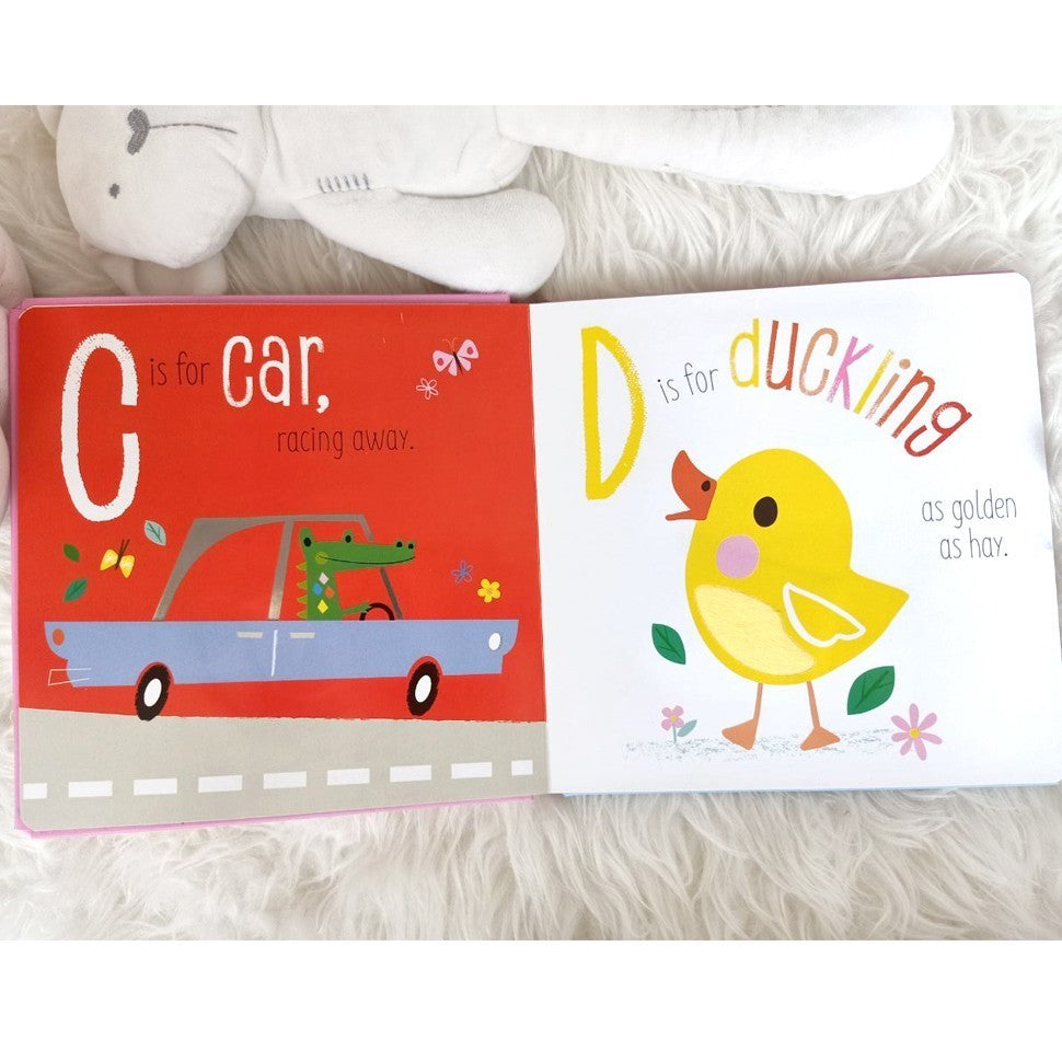 [Make Believe] Busy Bees - U Is For Unicorn Board book (A Touch-and-Feel Alphabet Book!)