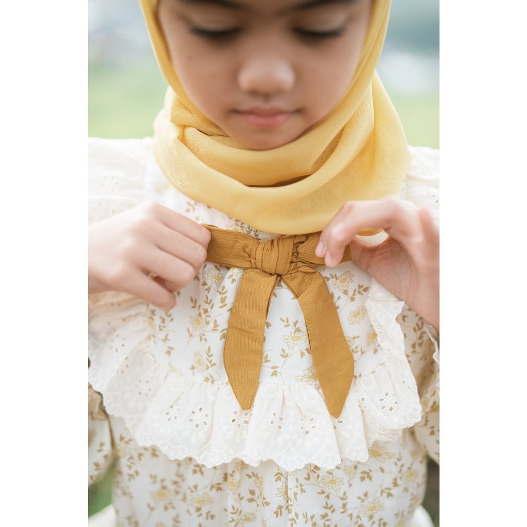 BOHOPANNA - RAYA COLLECTION - ALLIYA SET - Dress Muslim Anak - Baju Muslim Anak Perempuan - Dress Anak Permpuan