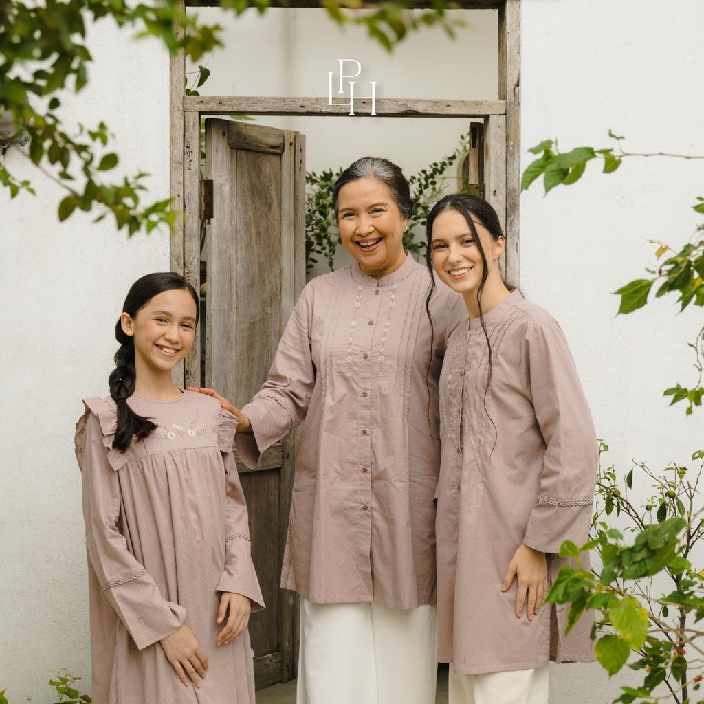 Little Palmerhaus - Baju Lebaran 2025 - Alya Mom Tunic (Baju Tunik Wanita Dewasa)