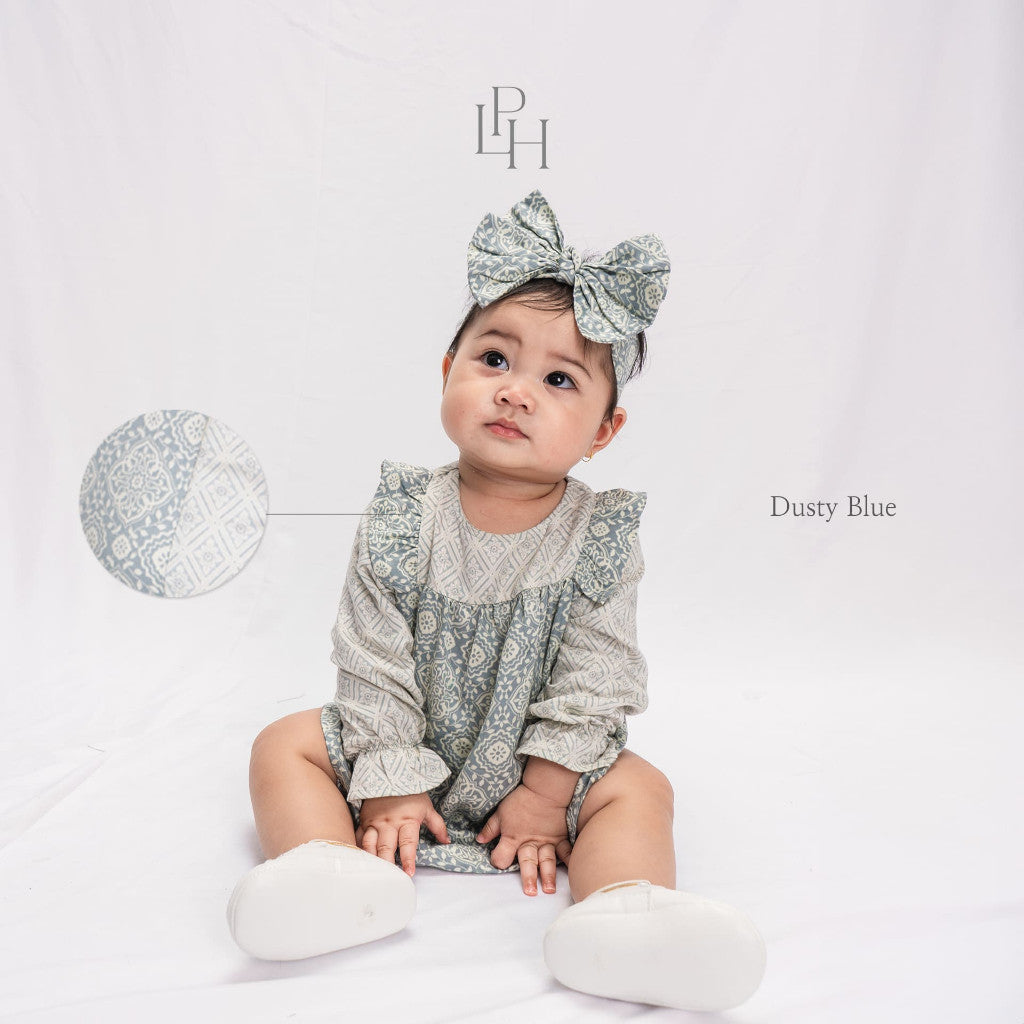 Little Palmerhaus 0-12 Bulan Mahari Baby Gamis / Gamis Bayi Baju Raya / Dress Lebaran Bayi Perempuan Family Series CBKS