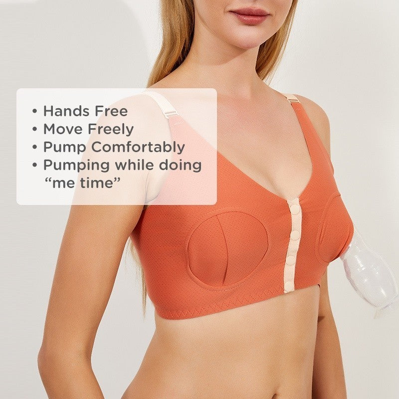 Bra Menyusui & Hamil | MOOIMOM Basic Front Buckle Hands Free Pumping Bra