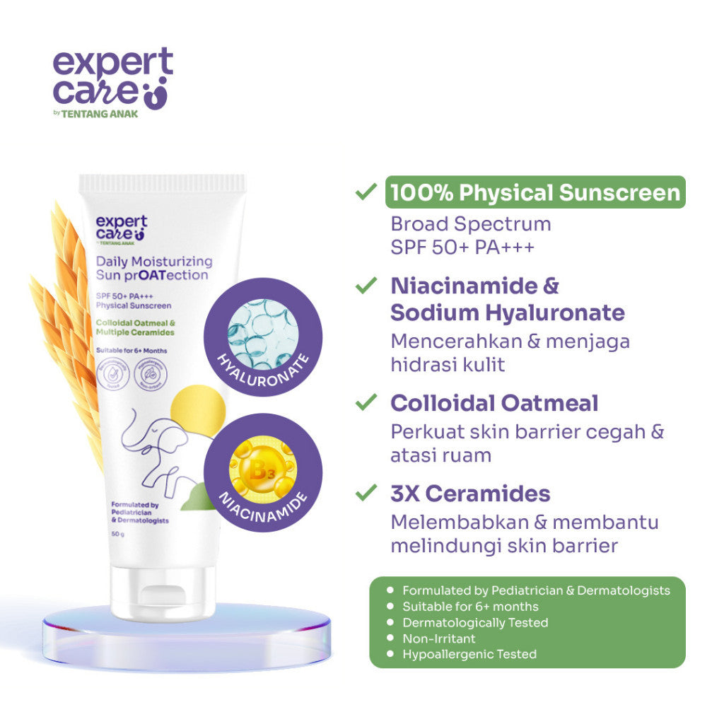 Expert Care Physical Sunscreen SPF 50+ PA+++ | Sunscreen Anak & Bayi Sun Lotion