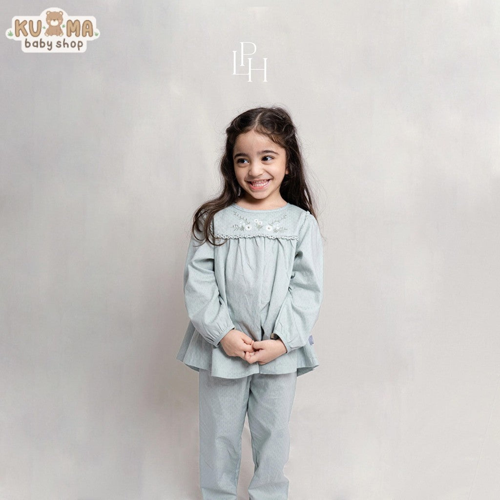 Little Palmerhaus - Baju Lebaran 2025 - Yarra Girl Attire Set (Setelan Tunik Anak Perempuan Usia 1-6 Tahun)