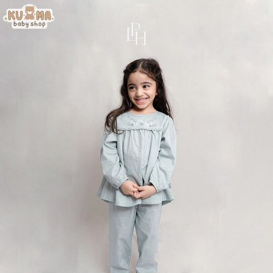 Little Palmerhaus - Baju Lebaran 2025 - Yarra Girl Attire Set (Setelan Tunik Anak Perempuan Usia 1-6 Tahun)