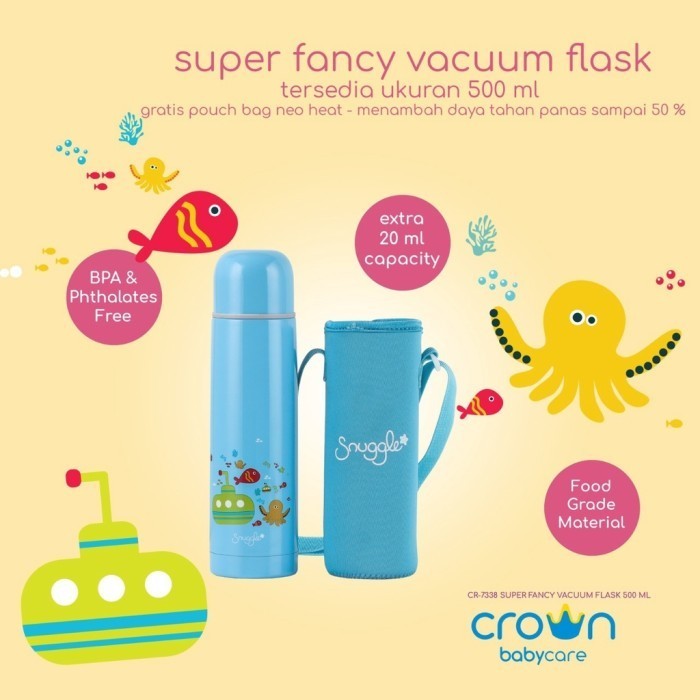 Crown Easytravel Vacuum Flask 500ml New