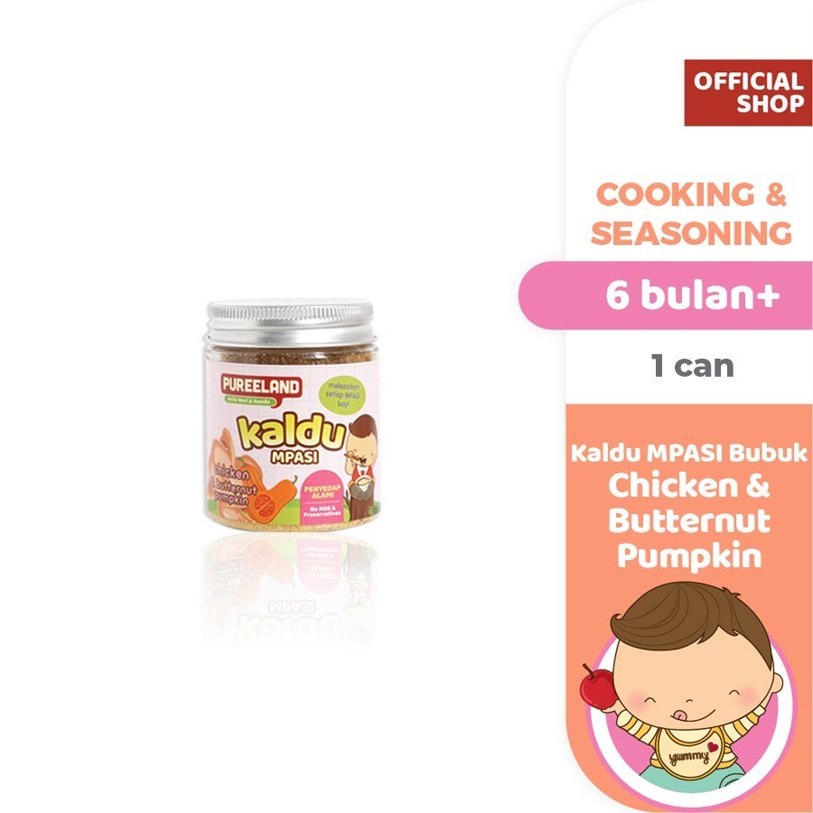 Pureeland Kaldu MPASI Wagyu, Salmon, Ayam / Penyedap Alami MPASI No MSG / Bumbu MPASI Bayi