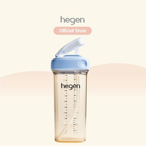 Hegen PCTO™ 330ml/11oz Straw Cup PPSU (Blue/Pink/Grey)