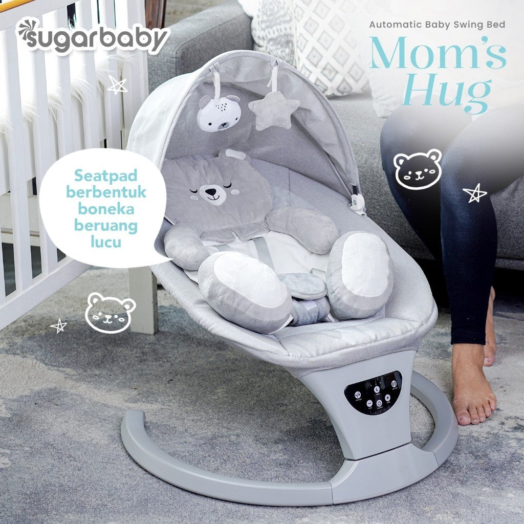 Sugar Baby Moms Hug Automatic Baby Swing Bed/ Ayunan Bayi/ Bouncer Bayi