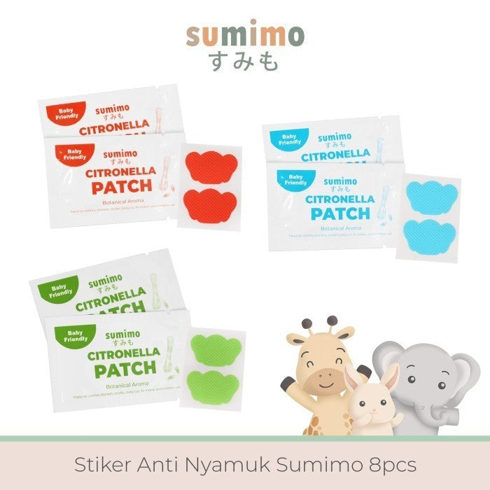 Stiker Anti Nyamuk Sumimo 8 pcs Citronella Patch