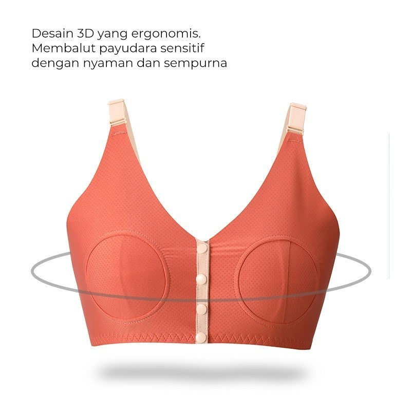 Bra Menyusui & Hamil | MOOIMOM Basic Front Buckle Hands Free Pumping Bra