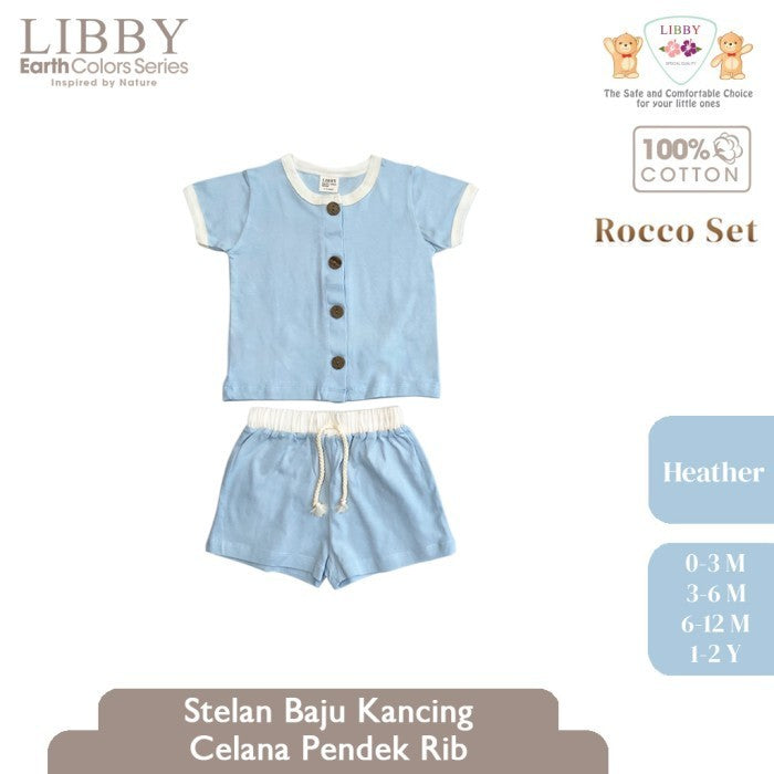 LIBBY Earth Stelan Rocco Set Pendek Celana Pendek Seri 2 (1stel/pack)