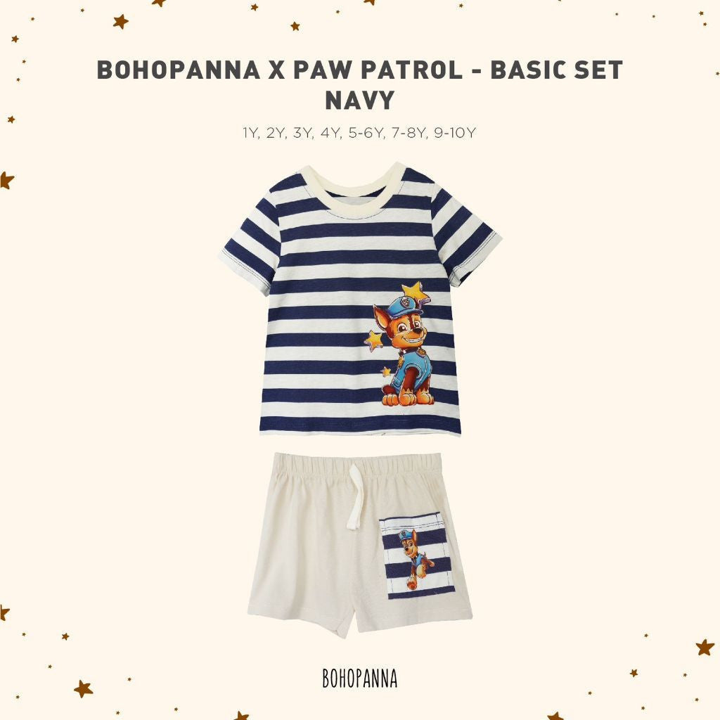 BOHOPANNA - BOHOPANNA X PAW PATROL - BASIC SET - Setelan Anak
