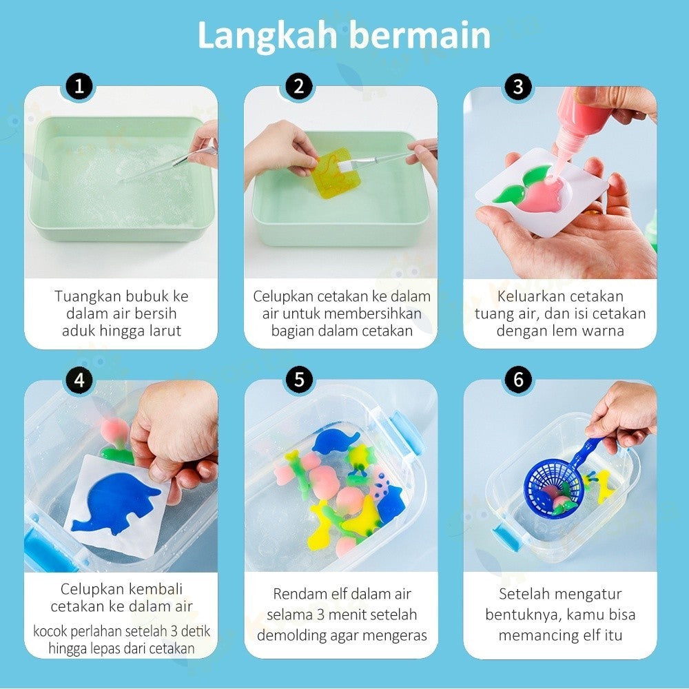 Kyopta Magical waterscape water jelly kreatifitas anak edukasi magical waterscape refill