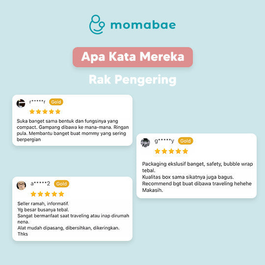 MOMABAE – Rak Pengering Botol Susu Bayi / Rak Botol Susu Bayi / Rak Dot Botol Susu Drying Rack Travel on the Go