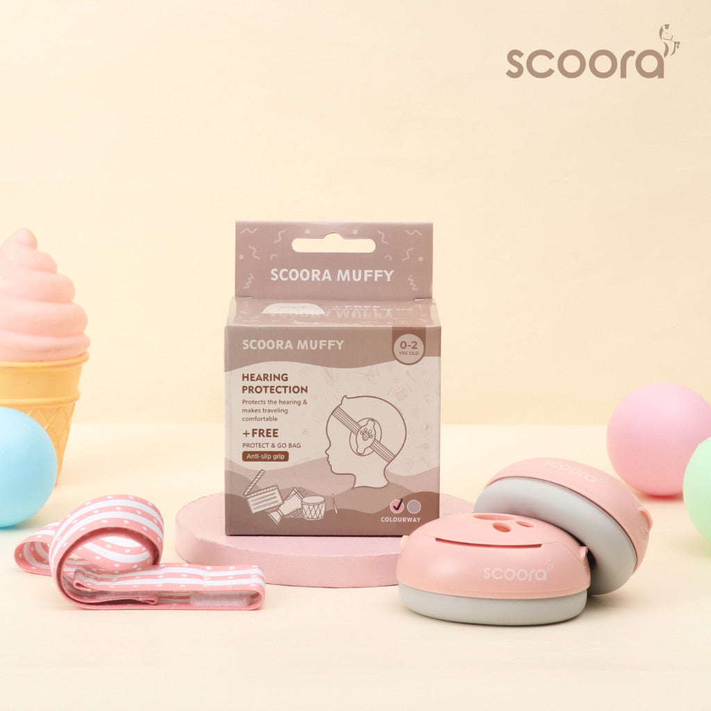 SCOORA Muffy Baby Earmuff Upto 24M Penutup Telinga Pelindung Bayi