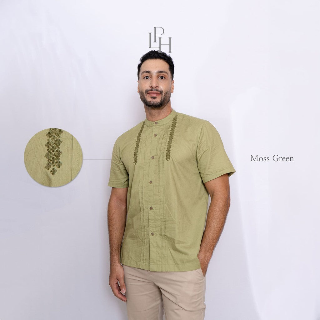 Little Palmerhaus - Baju Lebaran 2025 - Raka Dad Koko Shirt (Baju Koko Pria Dewasa)