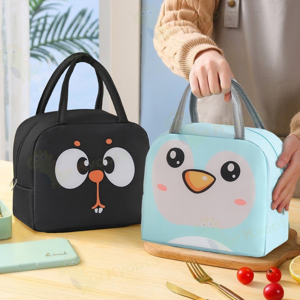 Kyopta Tas bekal makanan Lunch bag serbaguna Cooler makanan Tas lunch box karakter import